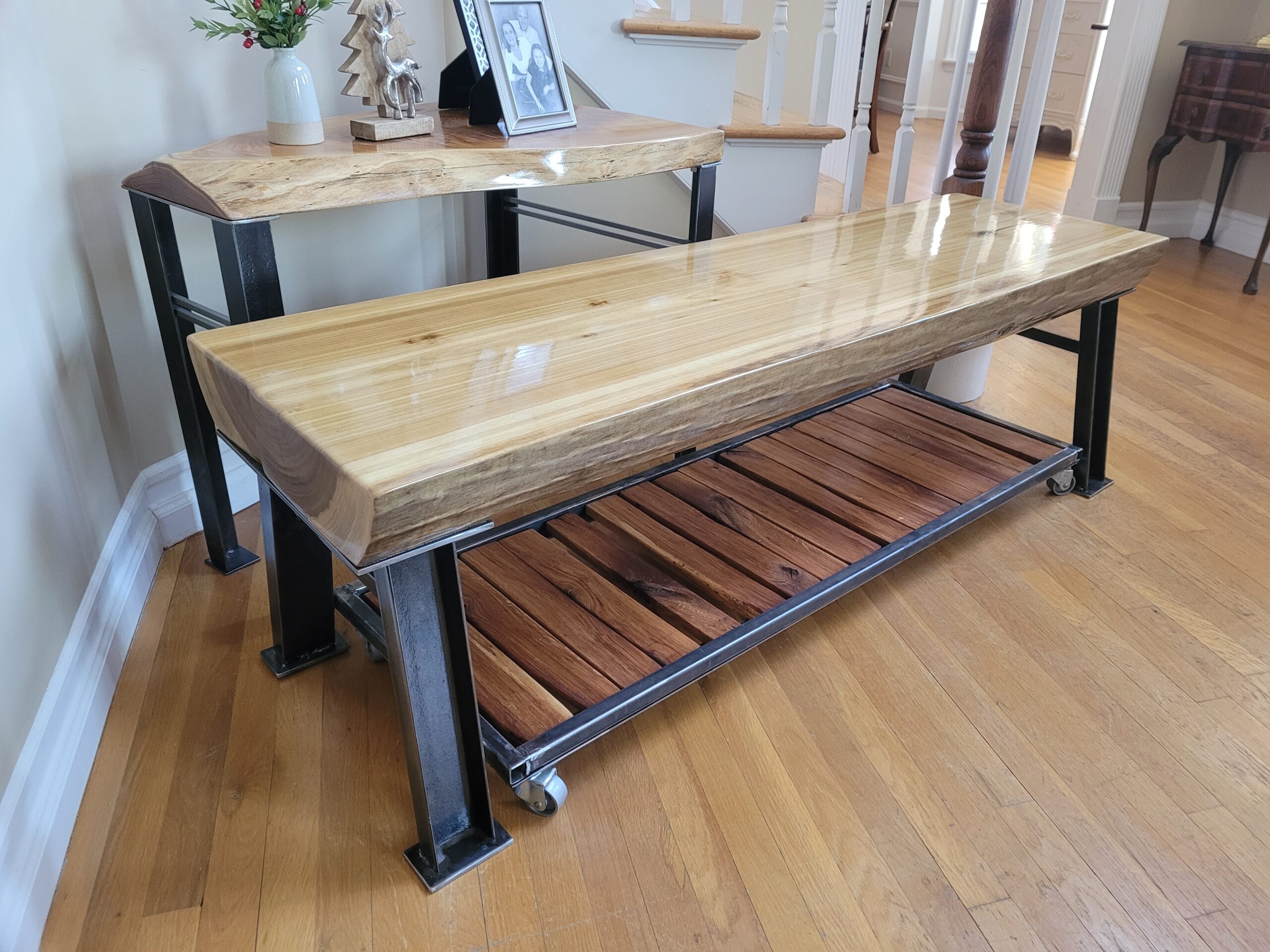 Iron and Wood Table 2