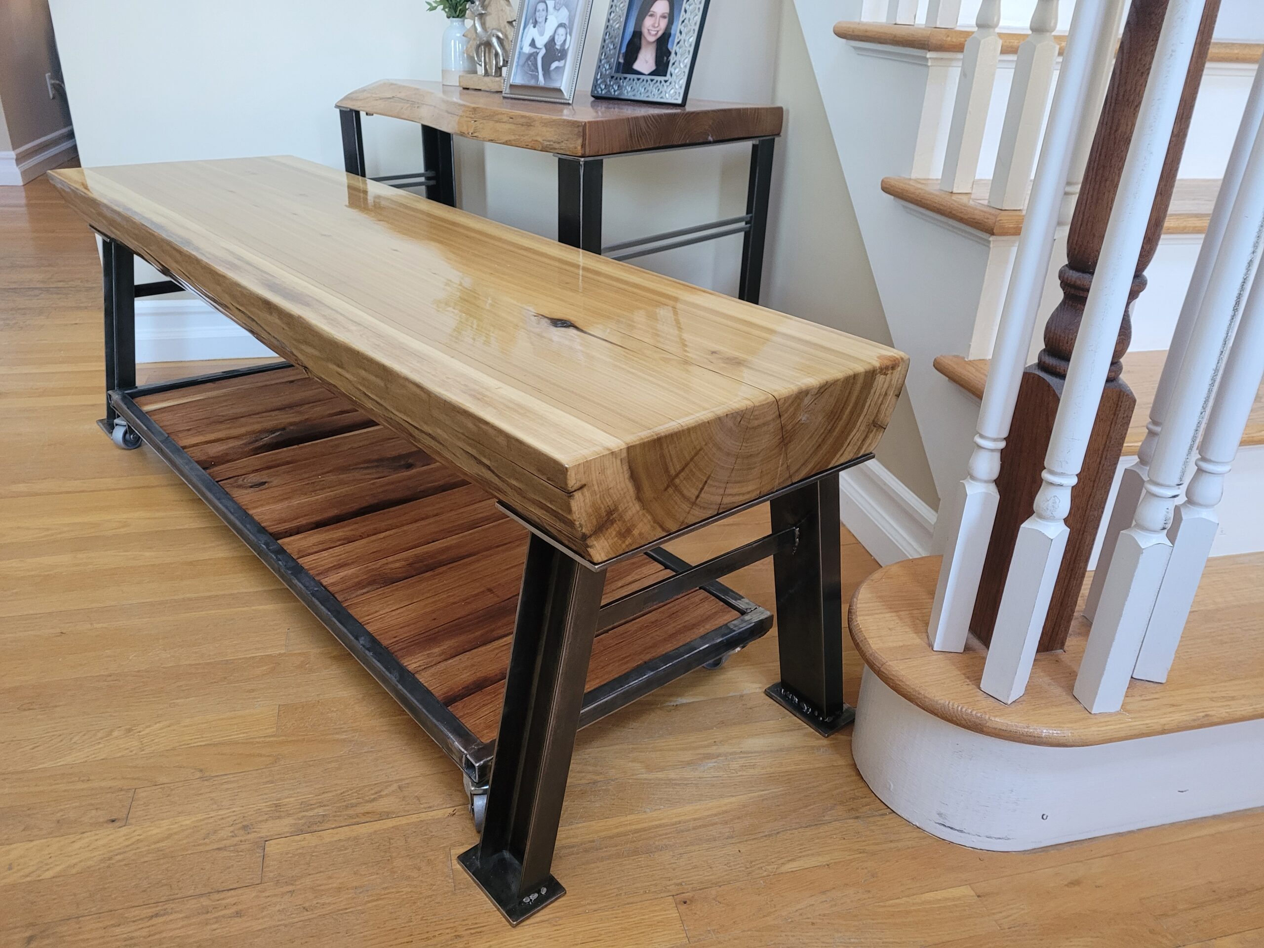 Iron and Wood Table 3